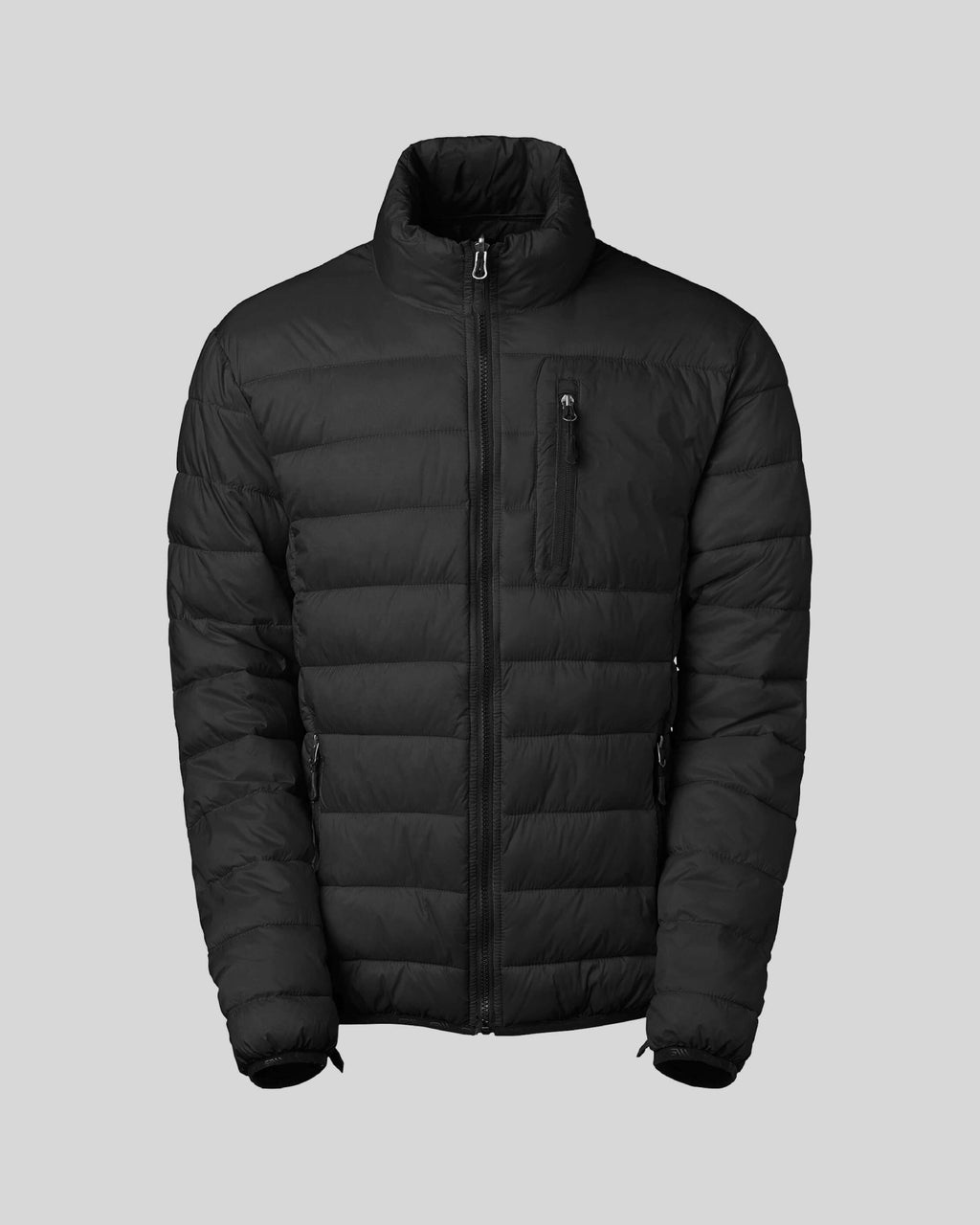 JKT006-M - Quilted zip-up jacket