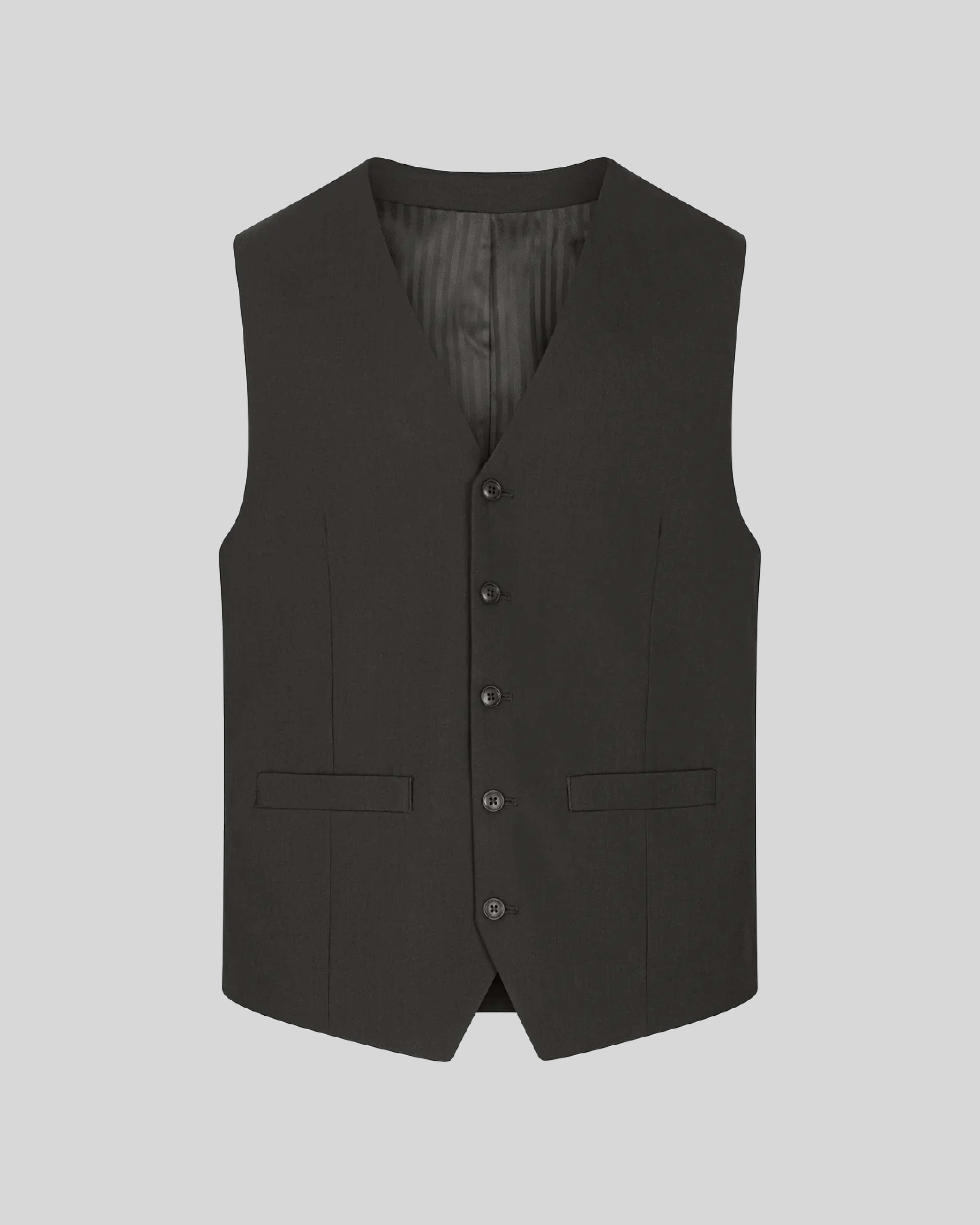 WC013 - Button-up vest with pockets